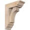 Ekena Millwork Westlake Traditional Smooth Bracket w/ Offset Brace, Douglas Fir, 5 1/2"W x 14"D x 18"H BKT0604X14X18WTL01SDF - alternate 1